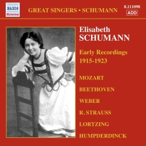 Early Recordings (1915-1923)  SCHUMANN ELISABETH