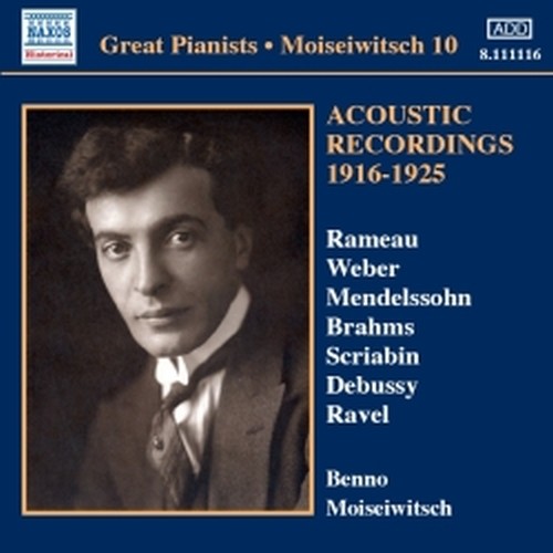 Acoustic Recordings 1916-1925  MOISEIWITSCH BENNO