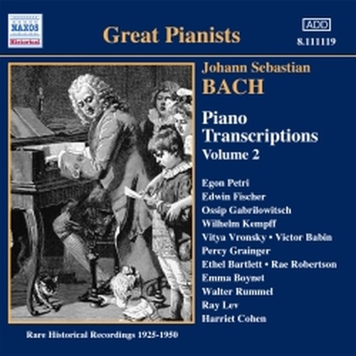 Trascrizioni per pianoforte, Vol.2  BACH JOHANN SEBASTIAN