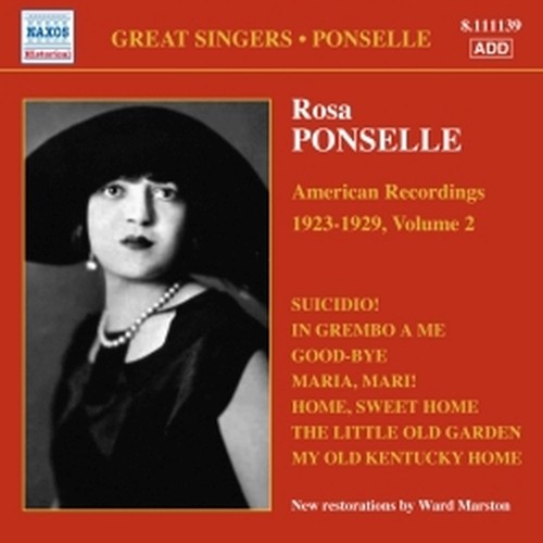 American Recordings, Vol.2: 1923-1929  PONSELLE ROSA