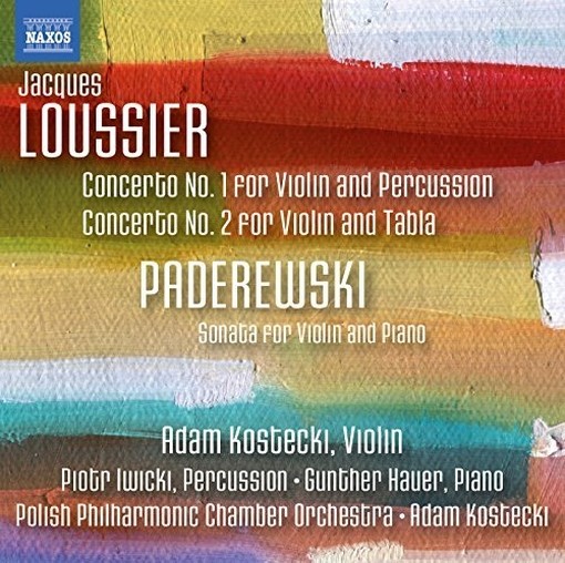 Concerto n.1 per violino e percussioni; Concerto n.2 per violino e tabla  LOUSSIER JACQUES