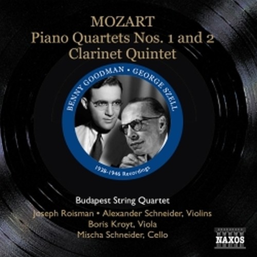 Quartetto con pianoforte n.1 K 478, n.2 K 479, Quintetto con clarinetto K 581  MOZART WOLFGANG AMADEUS