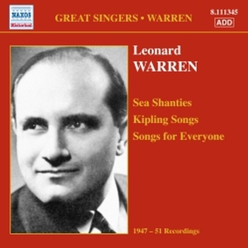 Sea Shanties, Kipling Songs, Song for Everyone  WARREN LEONARD