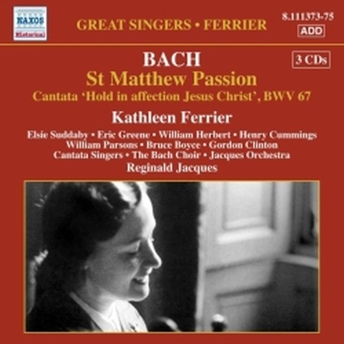 Passione secondo Matteo, Cantata BWV 67 (testo in inglese)  BACH JOHANN SEBASTIAN
