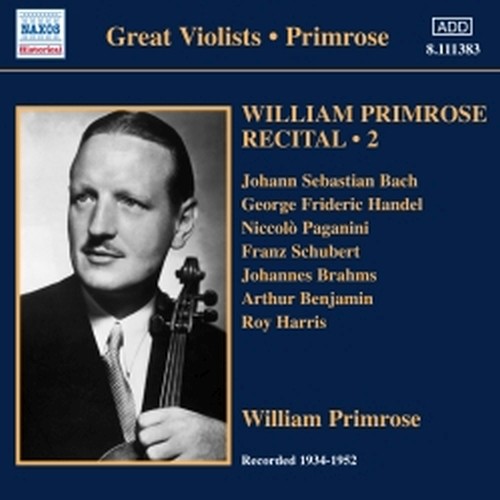 Recital, Vol.2: 1939-1952  PRIMROSE WILLIAM