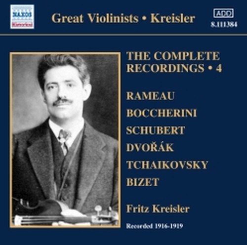 Integrale delle registrazioni, Vol.4: 1916-1919  KREISLER FRITZ