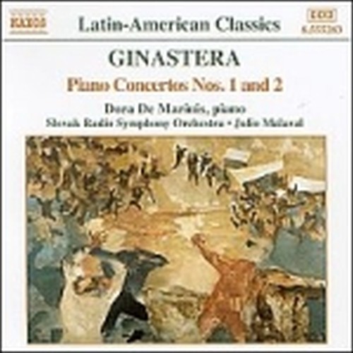 Concerto x pf n.1 op.28, n.2 op.39  GINASTERA ALBERTO