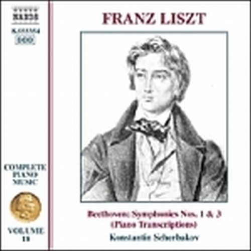 Opere x pf (integrale) Vol.18: Trascrizioni delle Sinfonie n.1 e n.3 di Beethove  LISZT FRANZ