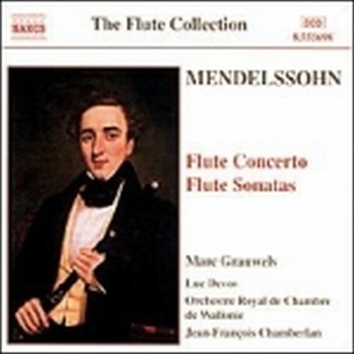 Musica x fl (dagli originali x vl): Concerto x fl e archi, 2 Sonate  MENDELSSOHN FELIX