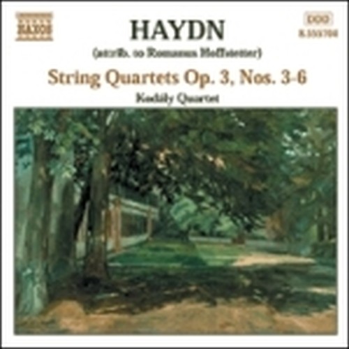 Quartetto per archi n.3, n.4, n.5, n.6 op.3  HAYDN FRANZ JOSEPH