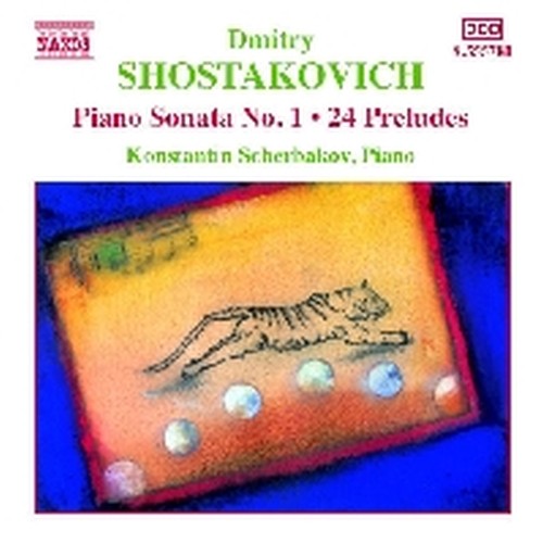 Sonata per pianoforte n.1, 24 Preludi, Aforismi op.13, 3 Danze fantastiche op.5  SCIOSTAKOVIC DMITRI