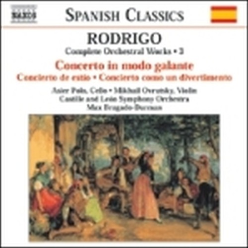 Opere per orchestra (integrale) Vol.3  RODRIGO JOAQUÍN