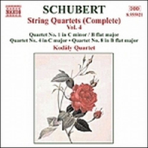 Quartetti per archi (integrale), Voulume 4: Quartetti nn.1 D 18, n.4 D 46, n.8  SCHUBERT FRANZ
