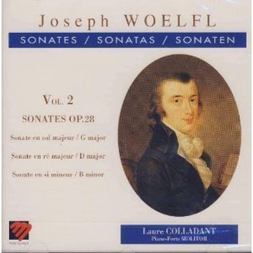 Sonate per pianoforte op.28 (in SOL mag, in RE mag, in SI min) - Woelfl Vol.2  WOELFL JOSEPH
