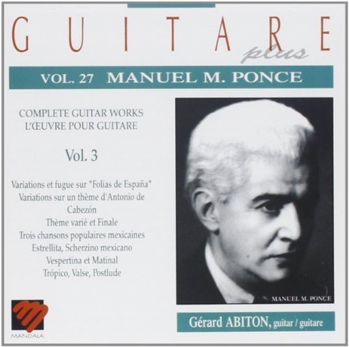 Guitare plus Vol.27: Variazioni e Fuga sulla "Follia"  PONCE MANUEL MARIA