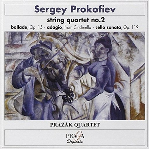 Quartetto per archi n.2 op.92, Ballade op.15, Adagio op.97b  PROKOFIEV SERGEI