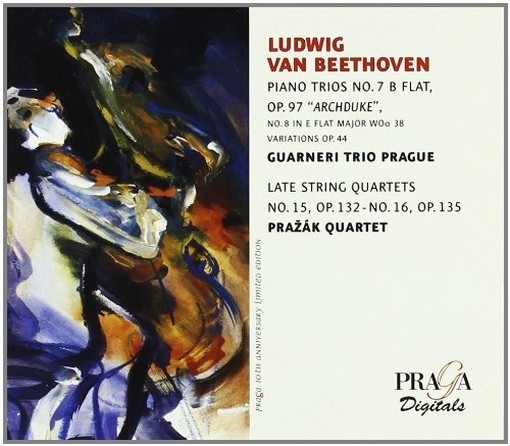 Trio n.7 op.97 "Arciduca", n.8 WoO 36, Quartetti nn.15 e 16, Variazioni op.44  BEETHOVEN LUDWIG VAN