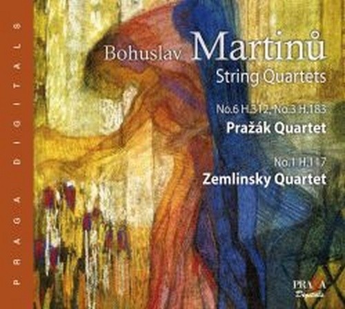 Quartetto per archi n.1 H 117, n.3 H 183, n.6 H 312  MARTINU BOHUSLAV