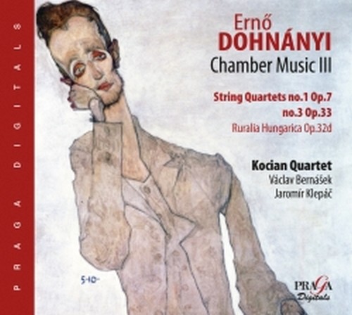 Quartetto per archi n.1 op.7, n.3 op.33; Ruralia Hungarica op.32d  DOHNÁNYI  ERNO