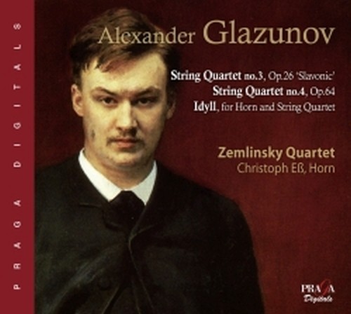 Qurtetto per archi n.3 op.26 "Slavo", n.4 op.64, Idillio (per corno e quartetto)  GLAZUNOV ALEXANDER KOSTANTINOVICH