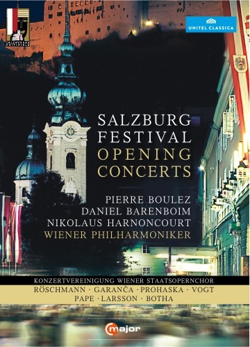 Concerti inaugurali del Festival di Salisburgo  BOULEZ PIERRE Dir  
