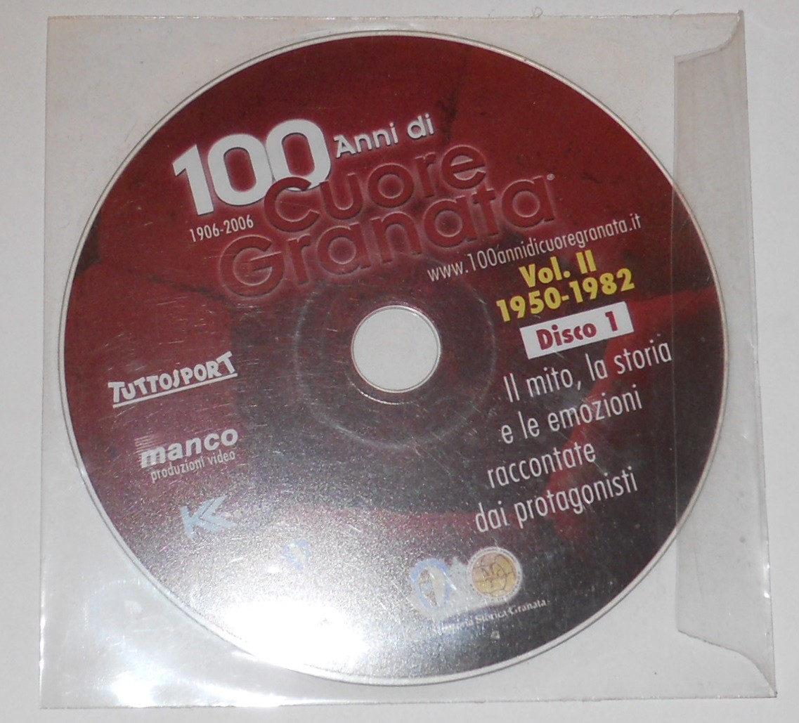100 anni di Cuore Granata Vol. II (1950-1982)