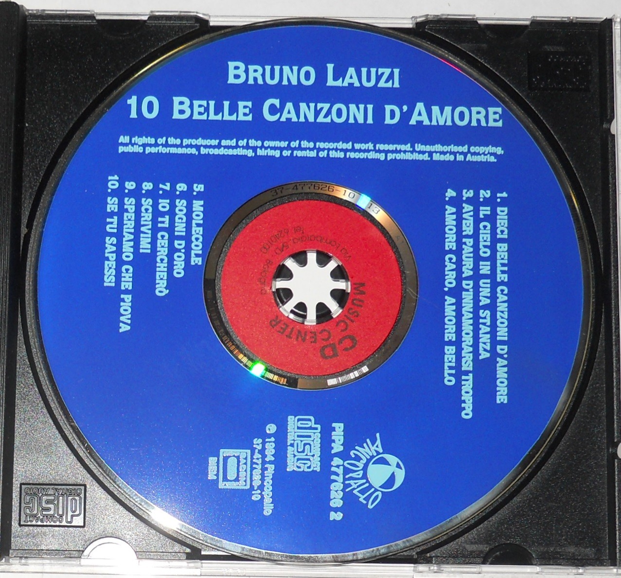 Bruno Lauzi - 10 belle canzoni d'amore