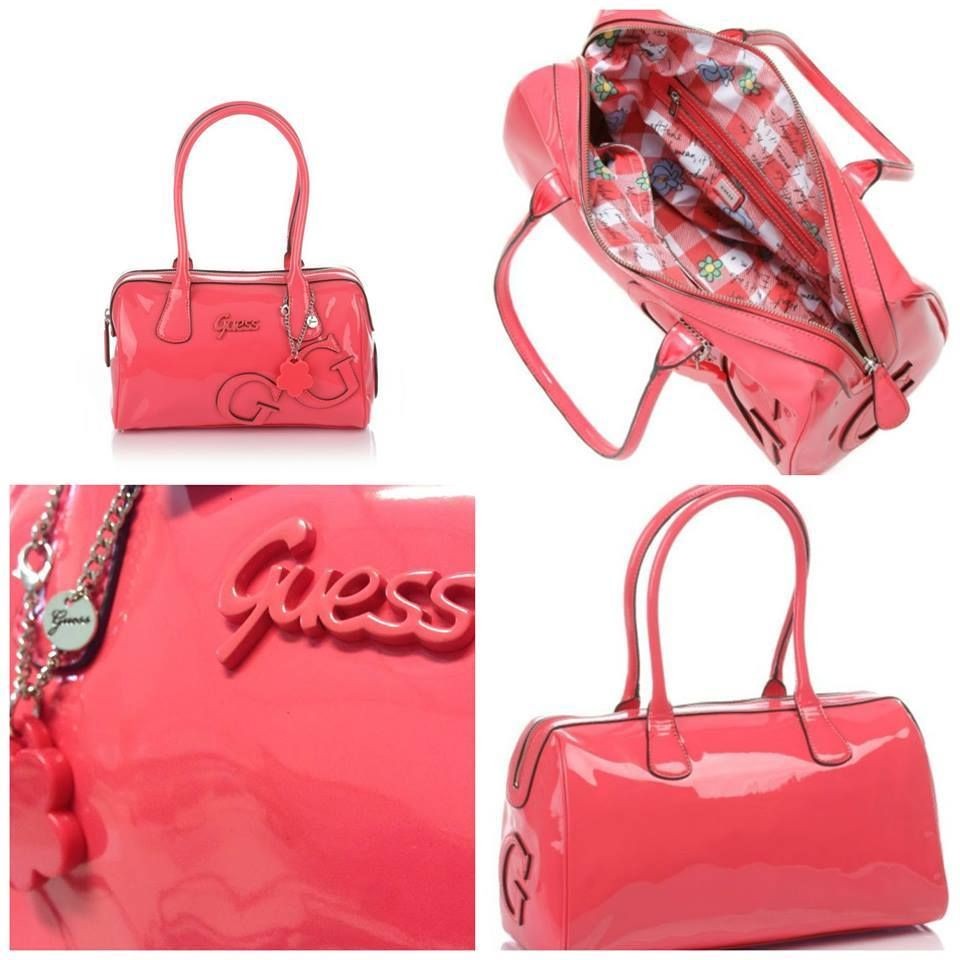Borsa Donna Guess  MAISY PA388810 Col. ROSA LUCIDO. Pacco regalo gratuito