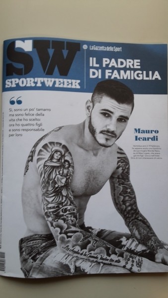 SPORTWEEK DEL 7 FEBBRAIO 2015, MAURO ICARDI PADRE DI FAMIGLIA