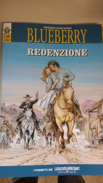 BLUEBERRY, REDENZIONE, GAZZETTA DELLO SPORT. USCITA 26