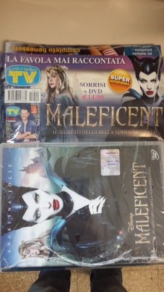 MALEFICENT, DVD TV SORRISI E CANZONI, SIGILLATO