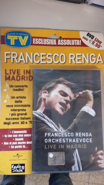 FRANCESCO RENGA, ORCHESTRA E VOCE LIVE IN MADRID, SORRISI E CANZONI