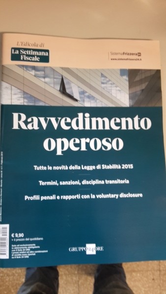RAVVEDIMENTO OPEROSO IL SOLE 24 ORE. SISTEMA FRIZZEA 24