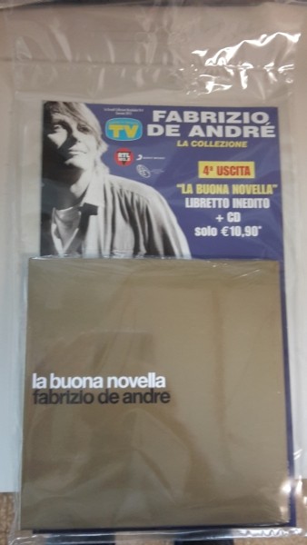 FABRIZIO DE ANDRE', LA BUONA NOVELLA TV SORRISI E CANZONI USCITA N. 4, LIBRETTO INEDITO + CD