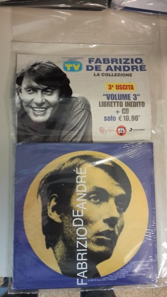 FABRIZIO DE ANDRE', VOLUME 3 TV SORRISI E CANZONI USCITA N. 3, LIBRETTO INEDITO + CD