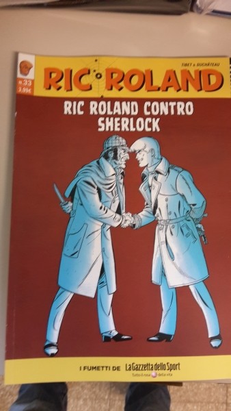RIC ROLAND, RIC ROLAND CONTRO SHERLOCK, GAZZETTA DELLO SPORT USCITA 33
