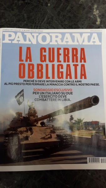 PANORAMA, N.8 DEL 25 FEBBRAIO 2015. LA GUERRA OBBLIGATA