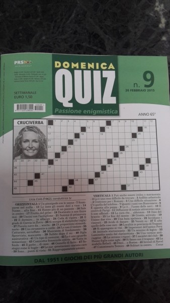 DOMENICA QUIZ, N.9 DEL 26 FEBBRAIO 2015