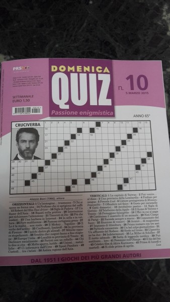 DOMENICA QUIZ, N.10 DEL 5 MARZO 2015