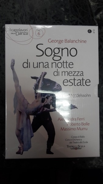 I CAPOLAVORI DELLA DANZA, N.6, SOGNO DI UNA NOTTE DI MEZZA ESTATE, DVD SIGILLATO