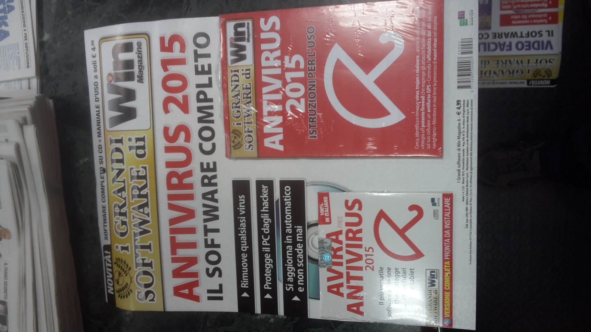 I GRANDI SOFTWARE DI WIN MAGAZINE A MARZO 2015, ANTIVIRUS 2015 IL SOFTWARE COMPLETO, ISTRUZIONI PER L'USO