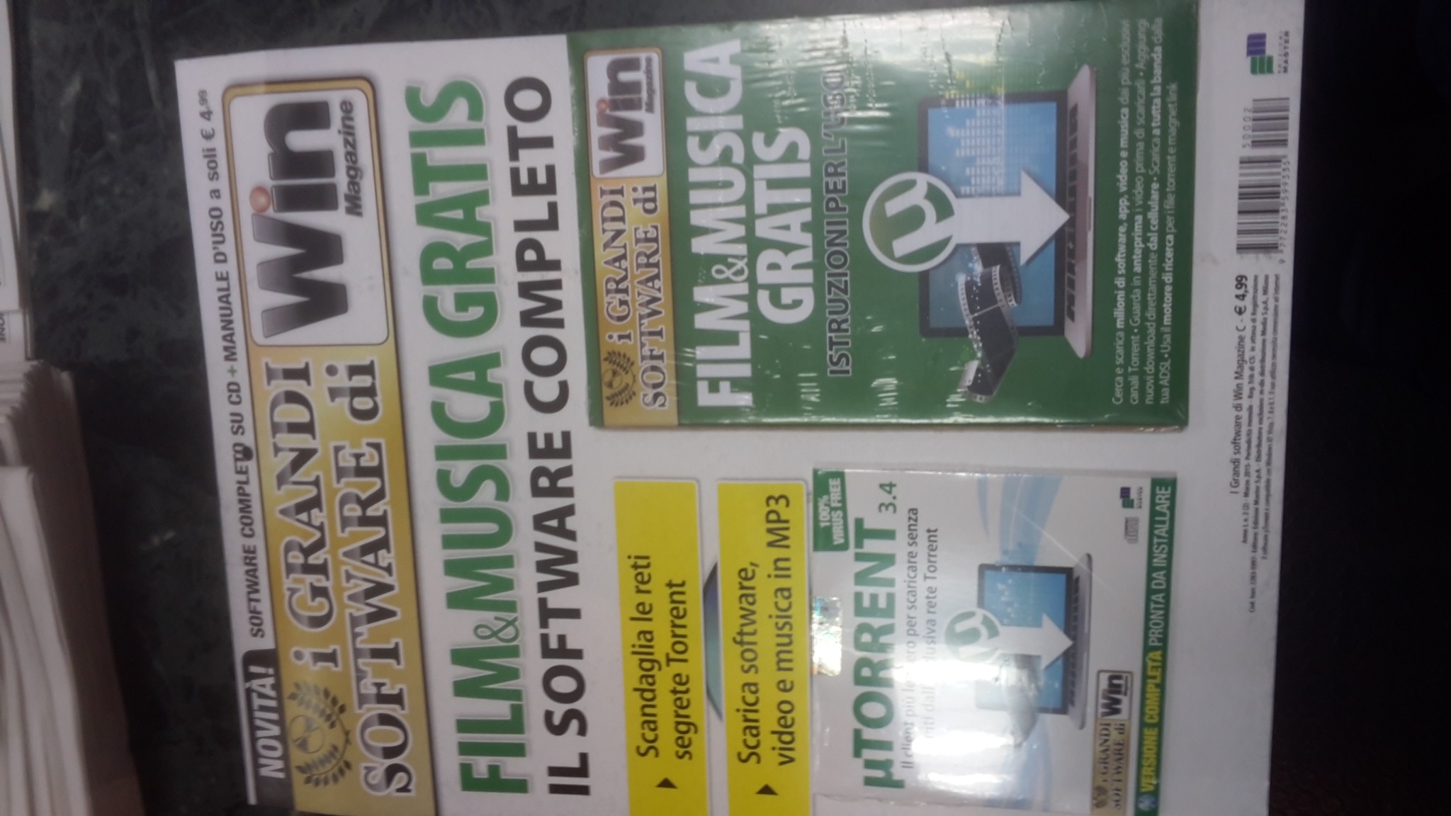 I GRANDI SOFTWARE DI WIN MAGAZINE C MARZO 2015, FILM E MUSICA GRATIS, ISTRUZIONI PER L'USO