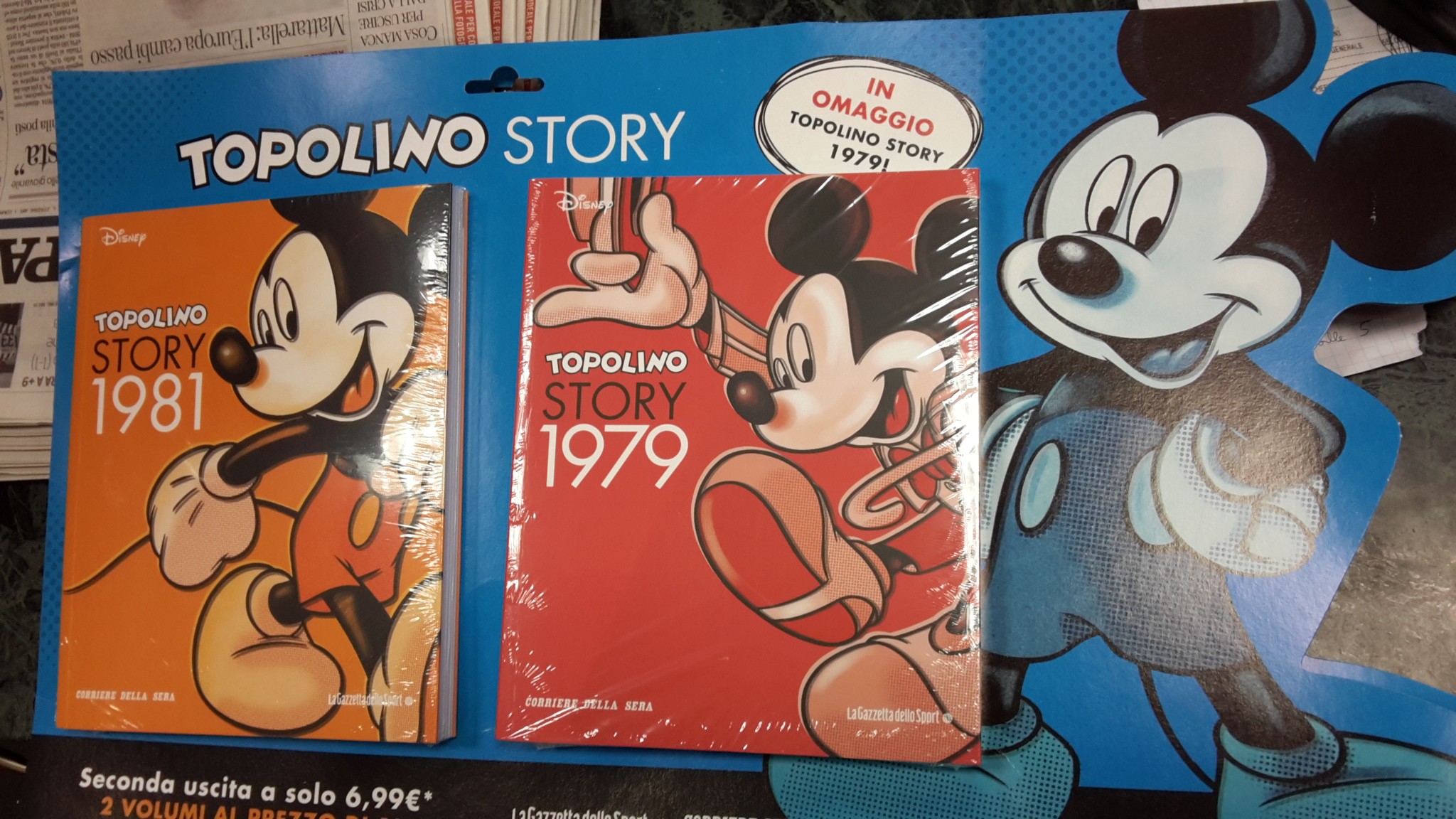 TOPOLINO STORY 1981 E 1979 GAZZETTA DELLO SPORT USCITA 2