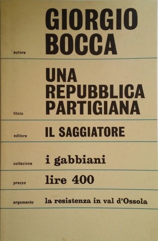 Una repubblica partigiana