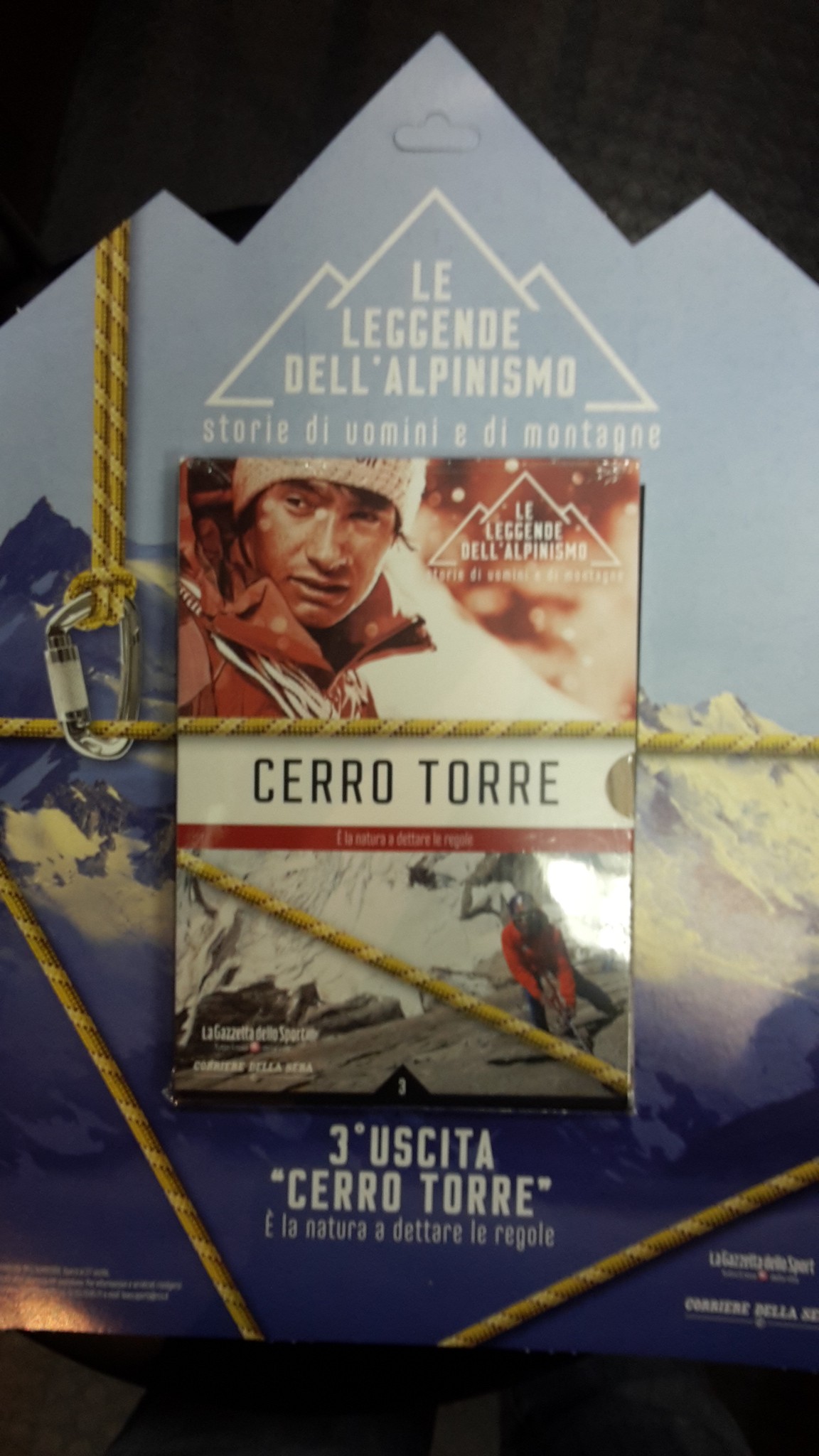 LE LEGGENDE DELL'ALPINISMO, USCITA 3 CERRO TORRE, SIGILLATO
