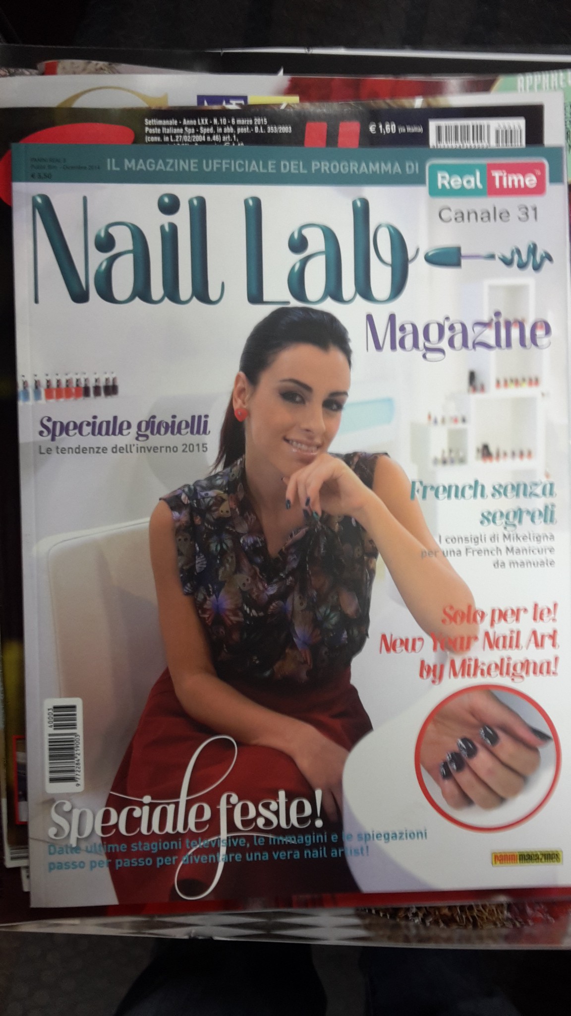 NAIL LAB MAGAZINE, REAL TIME CANALE 31, DICEMBRE 2014