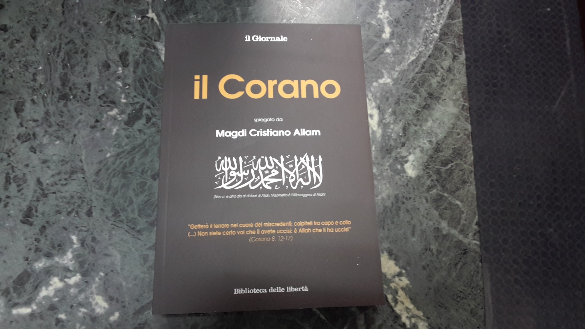 IL CORANO SPIEGATO DA MAGDI CRISTIANO ALLAM, BIBLIOTECA DELLE LIBERTA' IL GIORNALE
