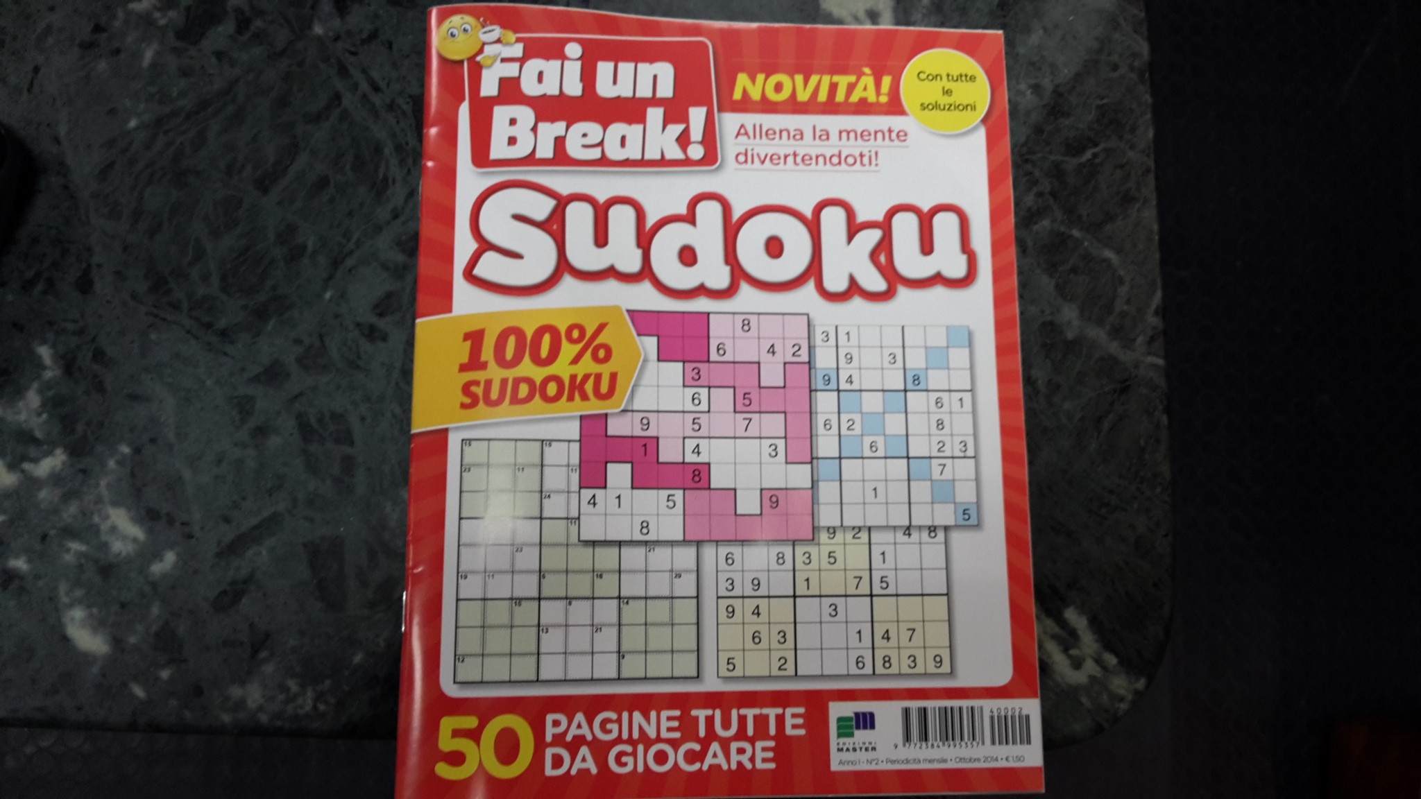 FAI UN BREAK!, SUDOKU ANNO 1 NUM. 2 OTTOBRE 2014