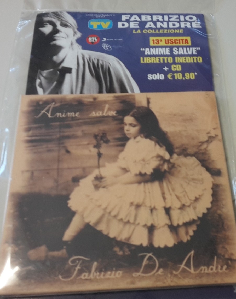 FABRIZIO DE ANDRE', VOLUME 13 TV SORRISI E CANZONI ANIME SALVE, LIBRETTO INEDITO + CD