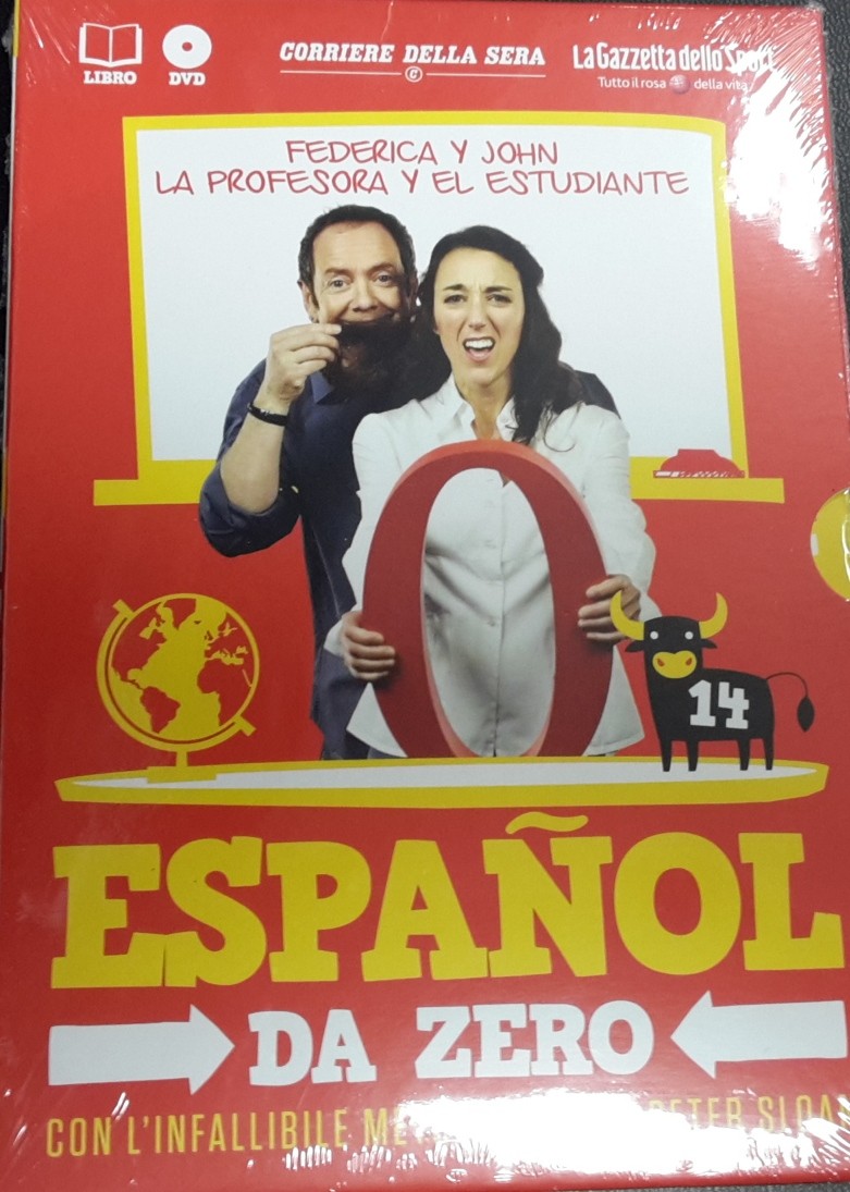 ESPANOL DA ZERO DVD VOLUME 14 CON IL METODO DI JOHN PETER SLOAN, FEDERICA Y JOHN, SIGILLATO